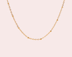 acutecolor Kette mit Edelstahl Perlen - Mix and Match