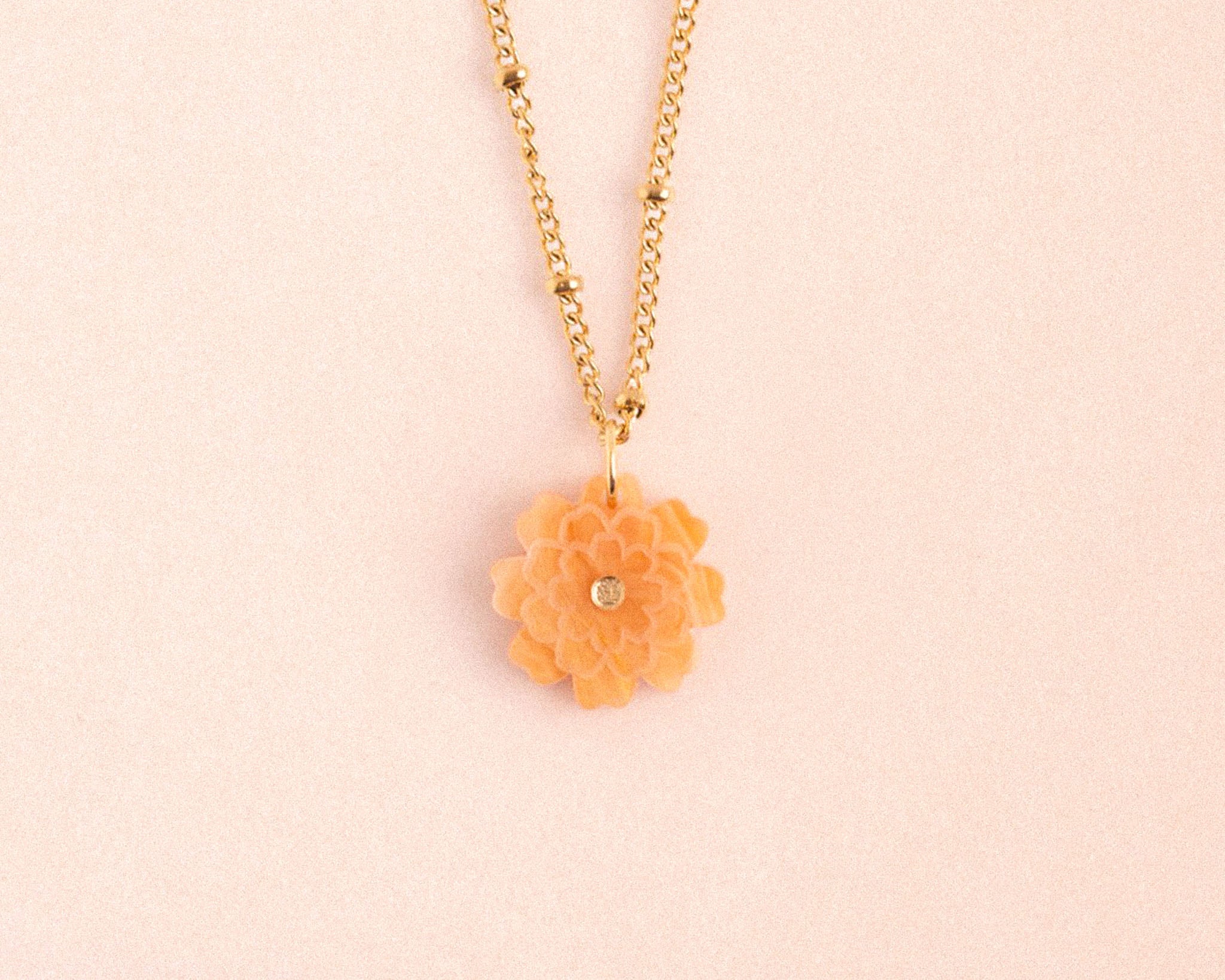 acutecolor Kette mit Geburtsblume Oktober - Ringelblume