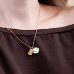 acutecolor Kette mit Matcha Anhänger
