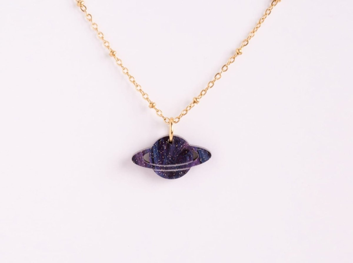acutecolor Kette mit Planeten Anhänger