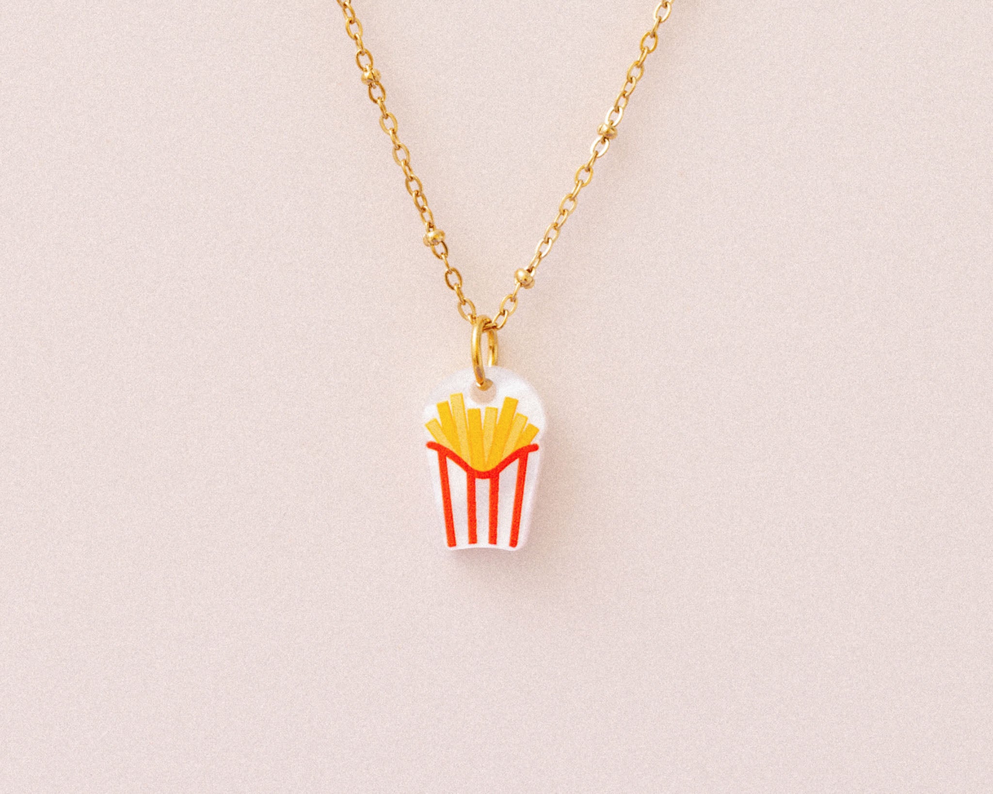 acutecolor Kette mit Pommes Anhänger