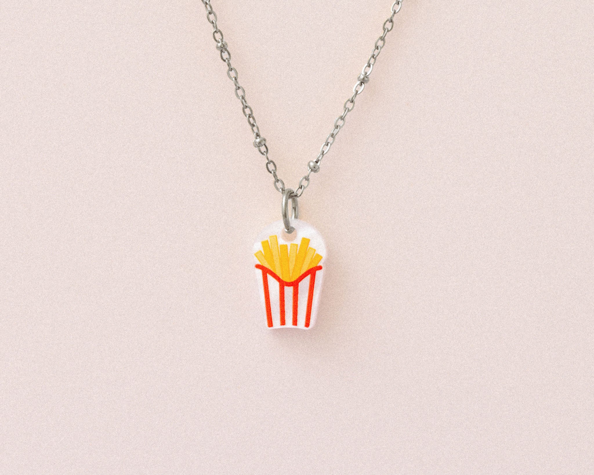 acutecolor Kette mit Pommes Anhänger