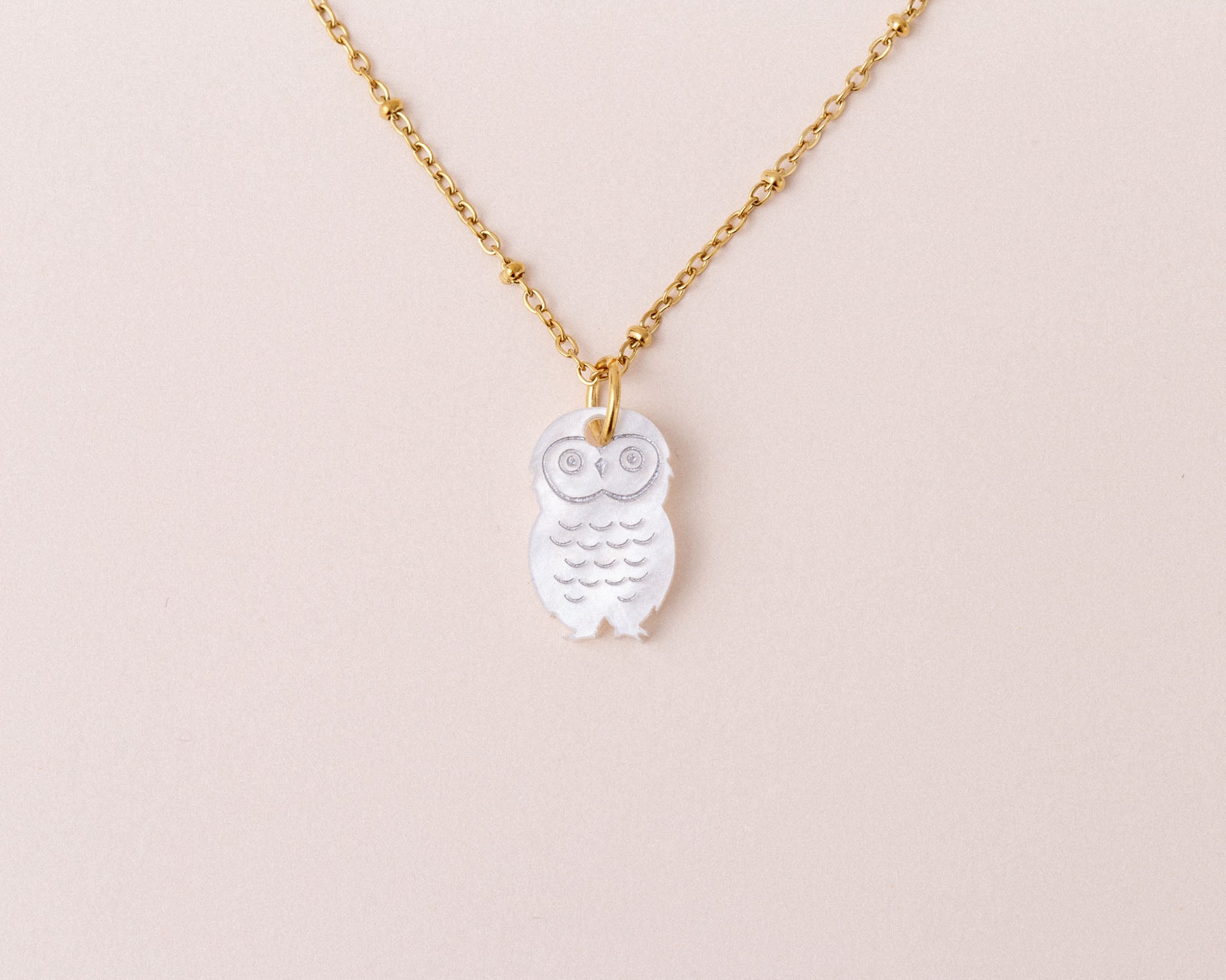 acutecolor Kette mit Schneeeulen Anhänger