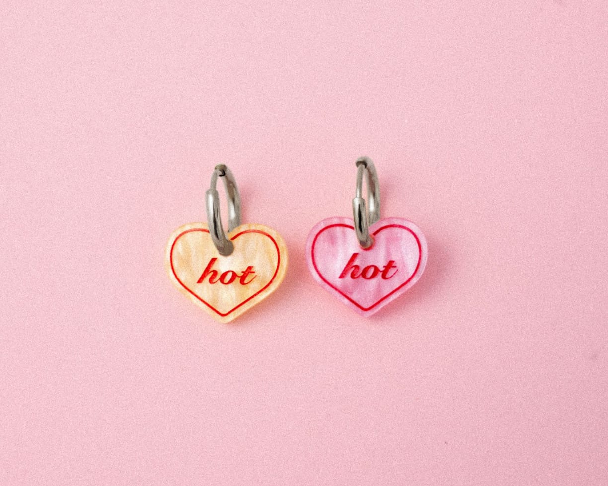 acutecolor Mismatch hot Candy Heart Set