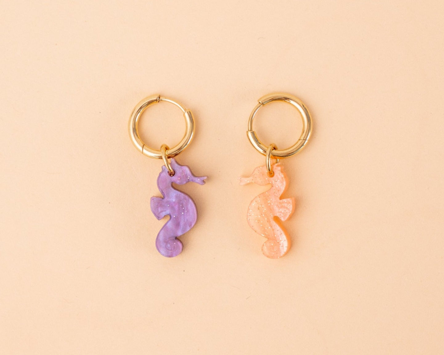 acutecolor Mismatch Seepferdchen Ohrring Set