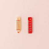 acutecolor Mismatch Stift und Lineal Ohrring Set