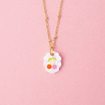 acutecolor Ovale Charm Kette mit Kirschen