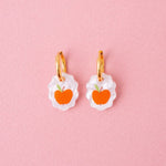 acutecolor Ovale Charm Ohrringe mit Apfel