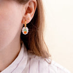 acutecolor Ovale Charm Ohrringe mit Kirschen