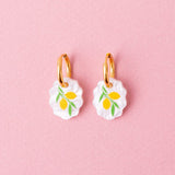 acutecolor Ovale Charm Ohrringe mit Zitronen
