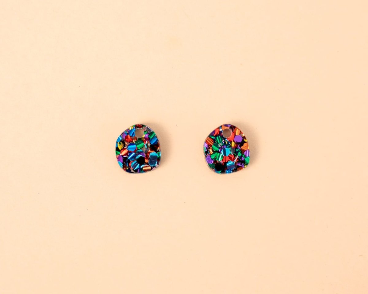 acutecolor Pebble Ohrring Set in Party Konfetti
