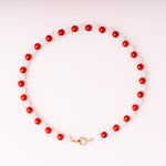 acutecolor Perlenkette mit Charm Verschluss - Strawberry Milk