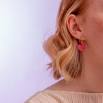 acutecolor Pfingstrosen Ohrring Set in Pink