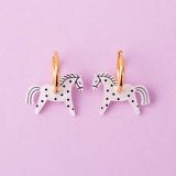 acutecolor Polkadot Pferde Ohrring Set