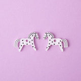 acutecolor Polkadot Pferde Ohrring Set