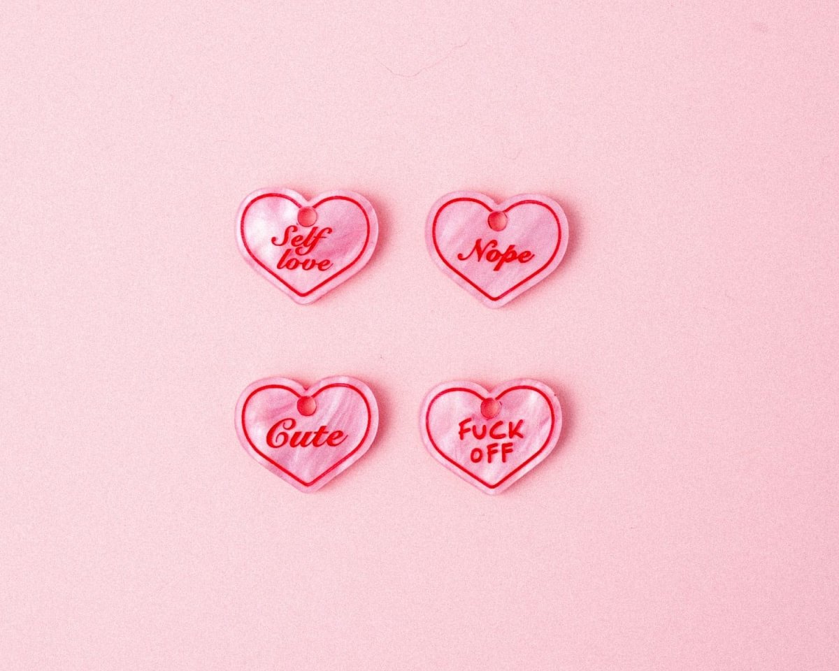 acutecolor Rosa Candy Heart Anhänger