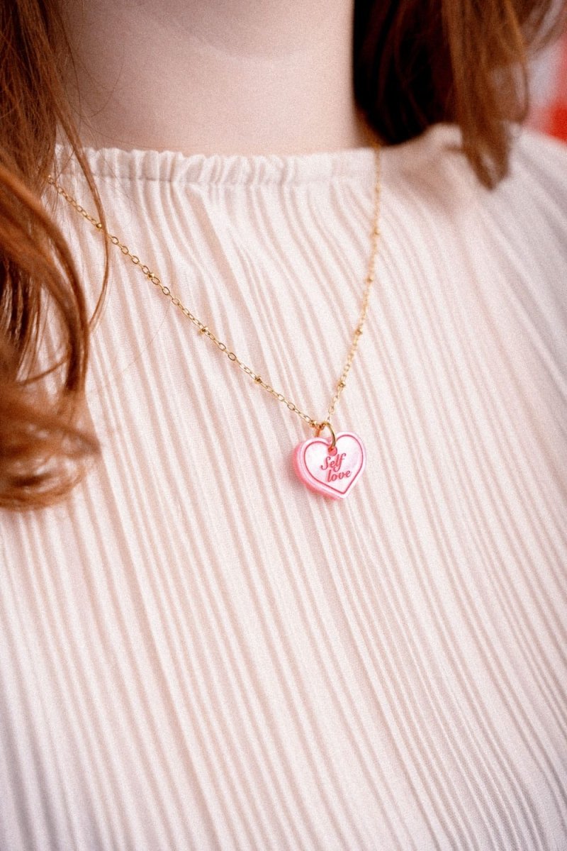 acutecolor Rosa Candy Heart Anhänger