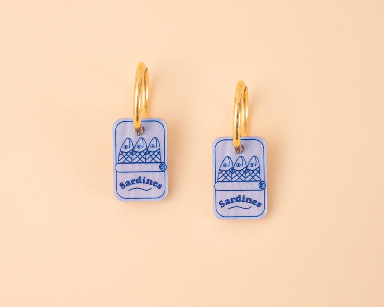 acutecolor Sardinen Dosen Ohrring Set