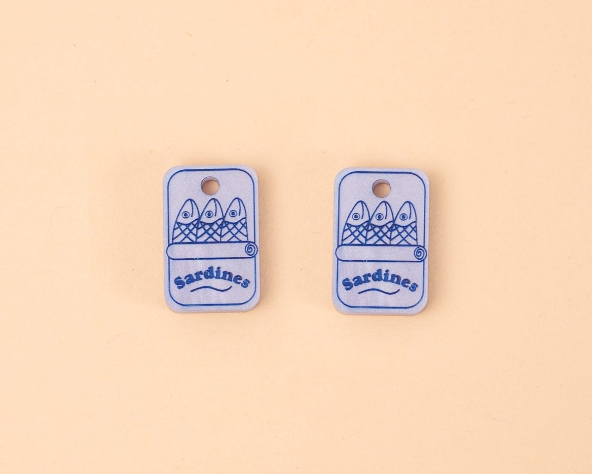 acutecolor Sardinen Dosen Ohrring Set