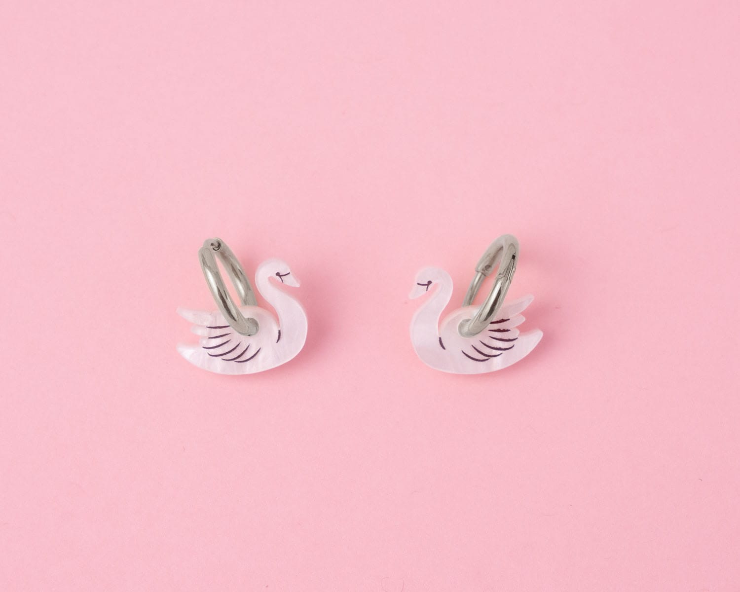 acutecolor Schwan Ohrring Set