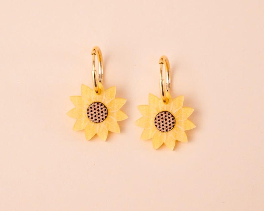 acutecolor Sonnenblumen Ohrring Set