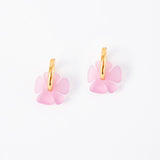 acutecolor Squiggly Blumen Ohrring Set in Rosa
