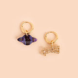 acutecolor Sternschnuppe und Planet Ohrring Set x Mix and Match