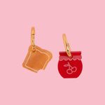 acutecolor Toast und Marmelade Ohrring Set x Zucker&Jagdwurst