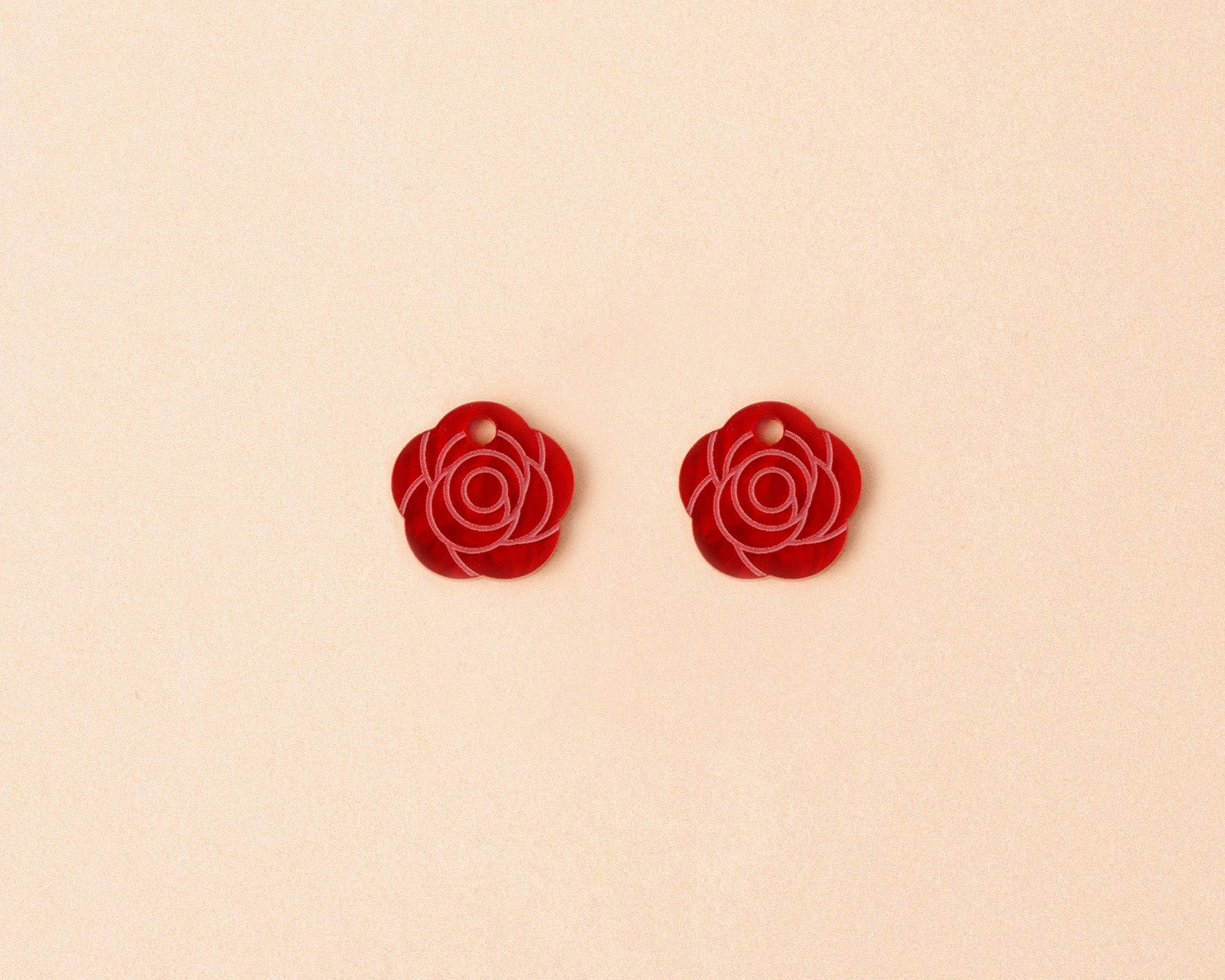Birthflower Juni x Rosen Ohrring Set - acutecolor