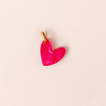 Einzelner Herz Anhänger in Pink - acutecolor