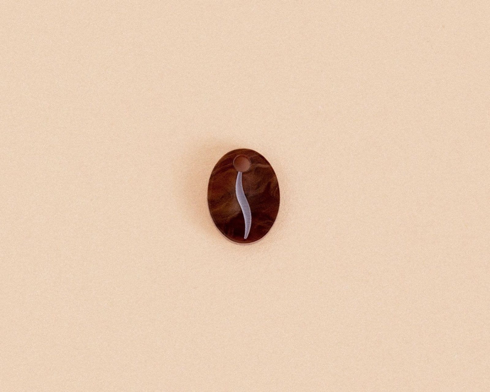 Einzelner Kaffeebohnen Anhänger - acutecolor