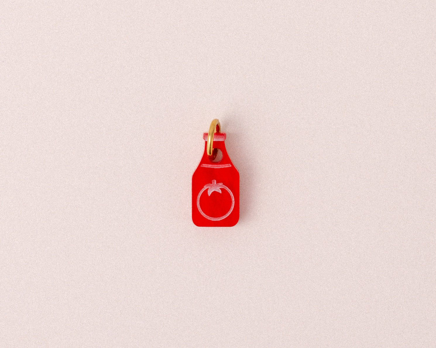 Einzelner Ketchup Flaschen Anhänger - acutecolor