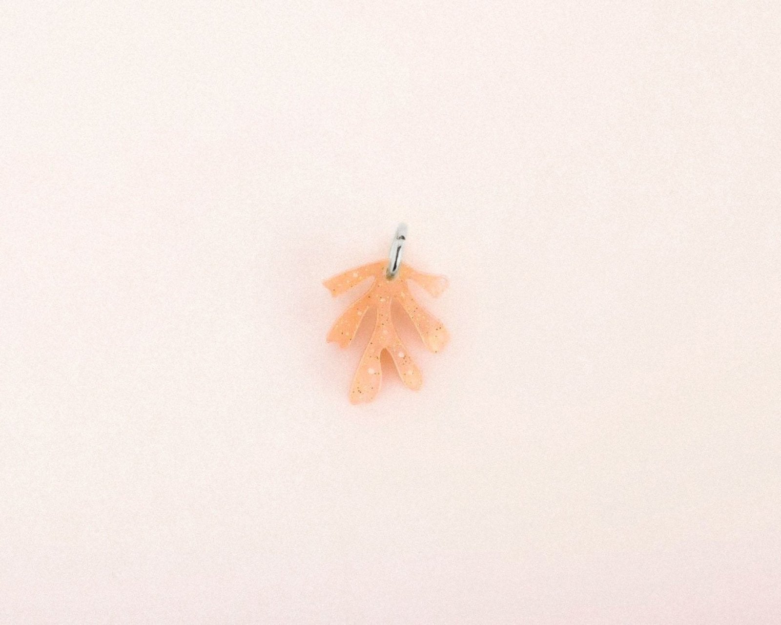 Einzelner Peachy Korallen Anhänger - acutecolor