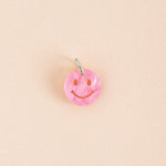 Einzelner Rosa Perlmutt Smiley Anhänger - acutecolor