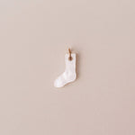 Einzelner weißer Socken Anhänger - acutecolor