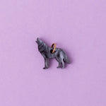 Einzelner Wolf Anhänger - acutecolor
