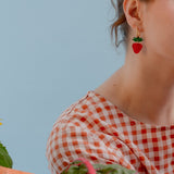Erdbeeren Ohrringe Set - acutecolor
