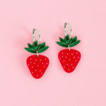 Große Erdbeeren Ohrringe Set - acutecolor