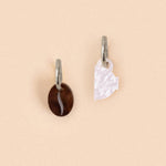 Kaffeebohne und Kaffeetasse Ohrring Set - acutecolor
