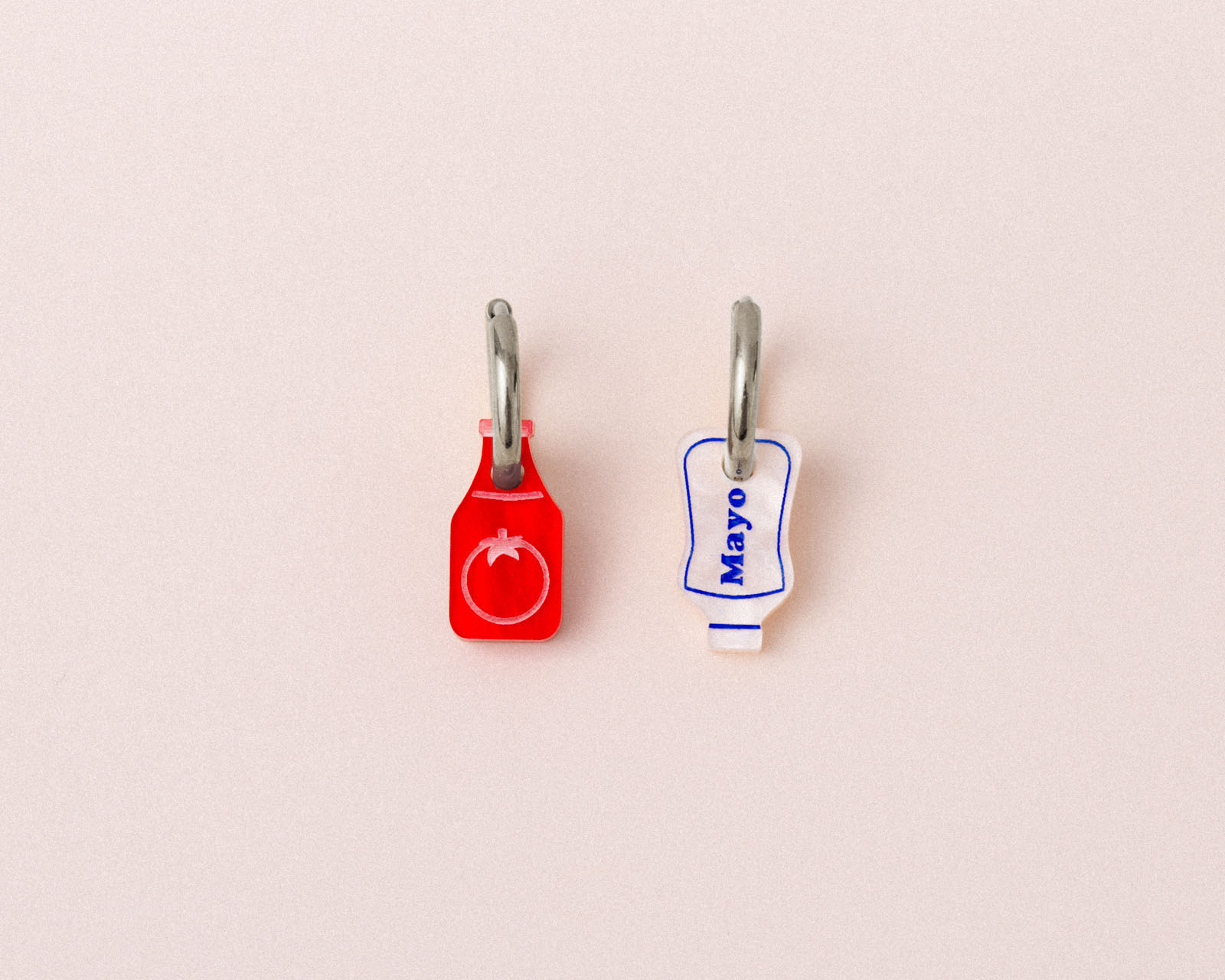 Ketchup Mayo Ohrring Set - acutecolor