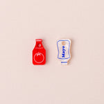 Ketchup Mayo Ohrring Set - acutecolor