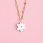 Kette mit Geburtsblume Dezember - Narzisse - acutecolor