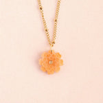 Kette mit Geburtsblume Oktober - Ringelblume - acutecolor