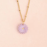 Kette mit Geburtsblume September - Aster - acutecolor