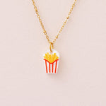 Kette mit Pommes Anhänger - acutecolor