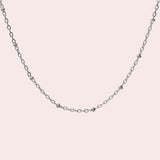 Kette mit Edelstahl Perlen - Mix and Match