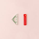 Mismatch Geodreieck und Lineal Ohrring Set - acutecolor