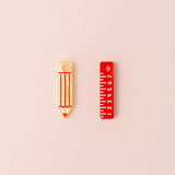Mismatch Stift und Lineal Ohrring Set - acutecolor