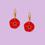 Birthflower August x Poppy Earring Set