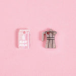 Oatmilk Latte Ohrring Set x Zucker&Jagdwurst - acutecolor